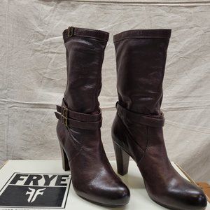 Frye Miranda Slouch Dark Brown Boots